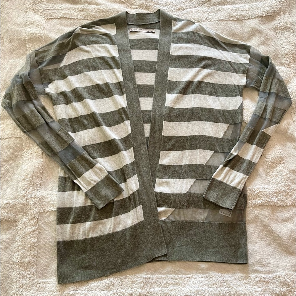 All saints green sweater size L